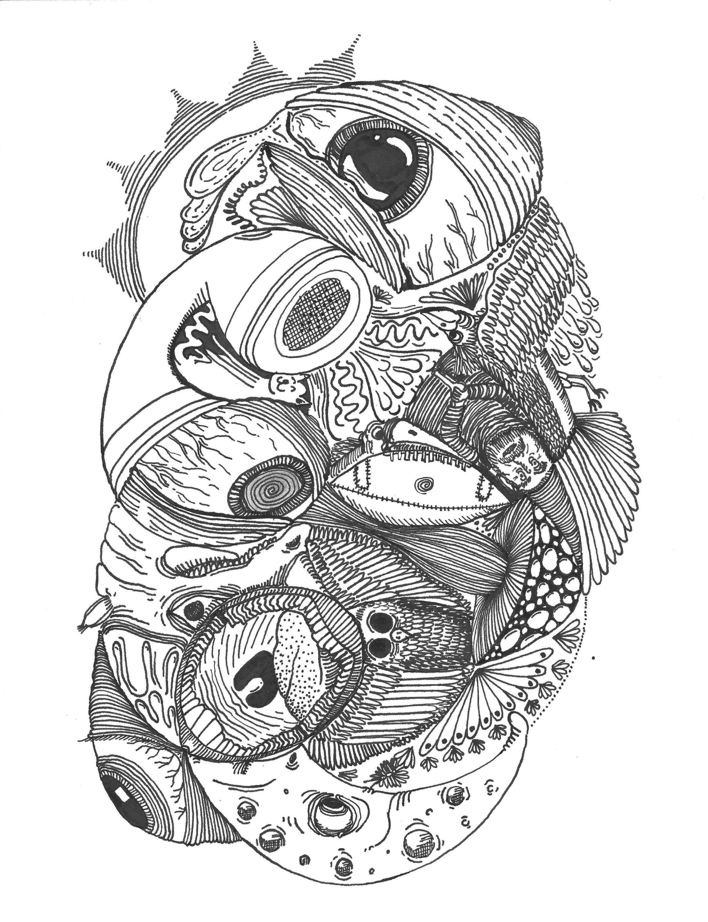 Stream of Consciousness Drawings – Francis Brogan